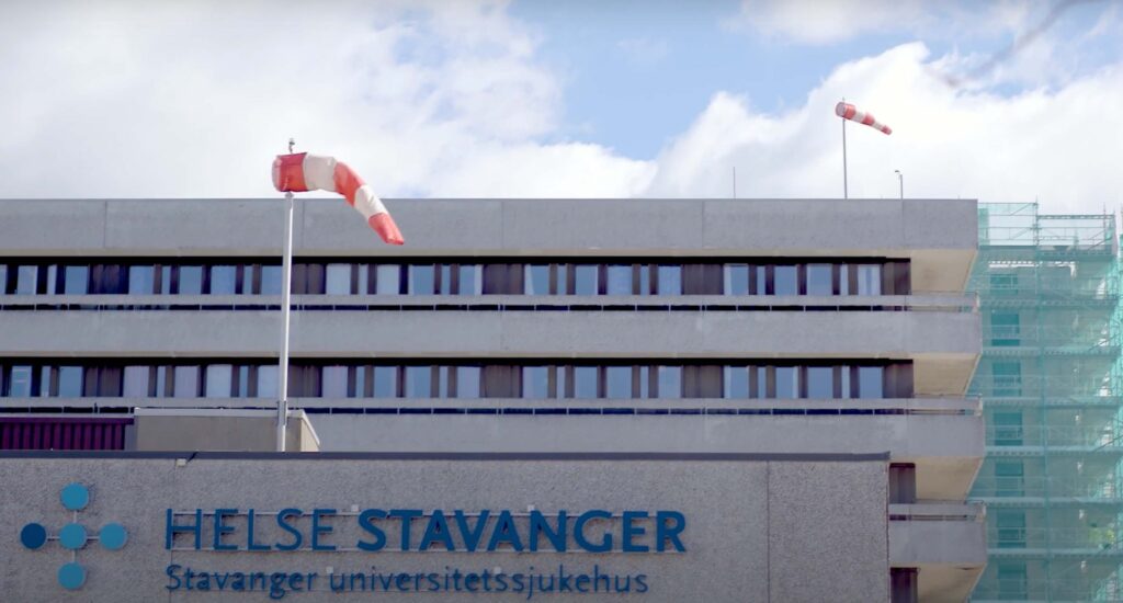 Stavanger University Hospital exterior.